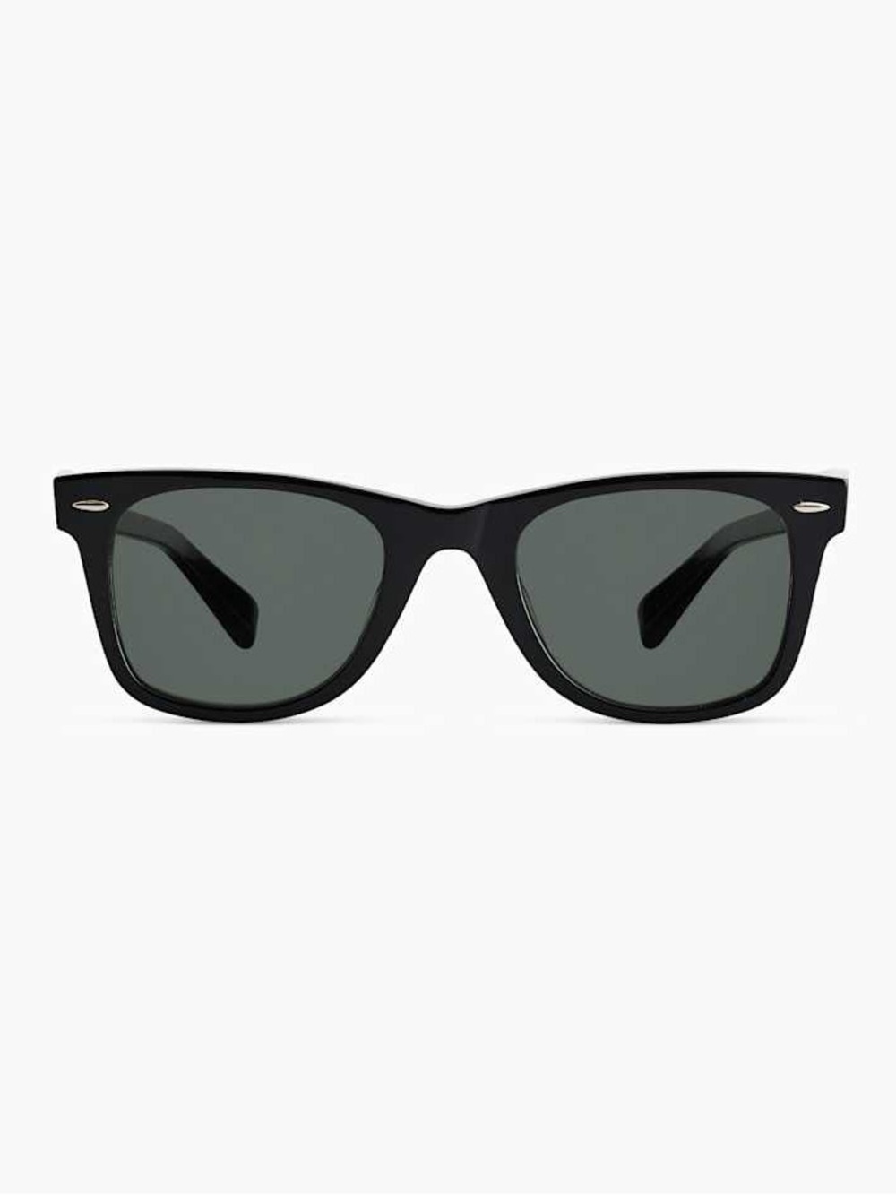 Quince Henry Black with deep green lens Sunglasses